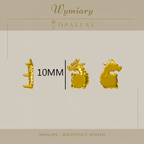 Kolczyki Smok – wymiary